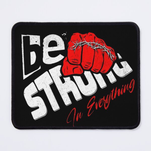 Item preview, Be Strong In Everything - Motivational Red Fist & Thorns Streetwear designed and sold by GenZFashion000.