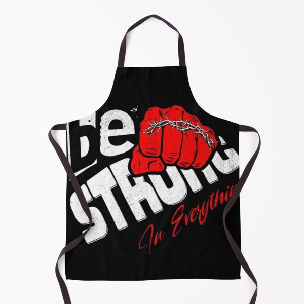 Item preview, Be Strong In Everything - Motivational Red Fist & Thorns Streetwear designed and sold by GenZFashion000.
