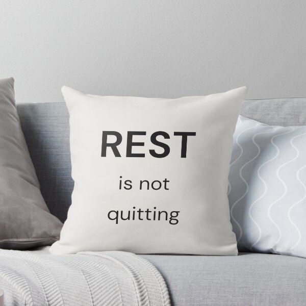 Item preview, Rest Is Not Quitting – Minimal Reminder Shirt designed and sold by QuietlyBecoming.