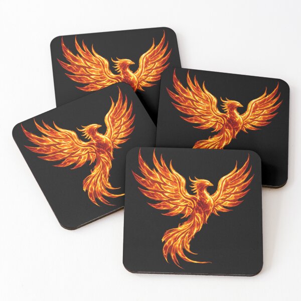 Item preview, Inferno Phoenix Rising – Fiery Mythic Flame Bird designed and sold by SeriouslyArtistical.