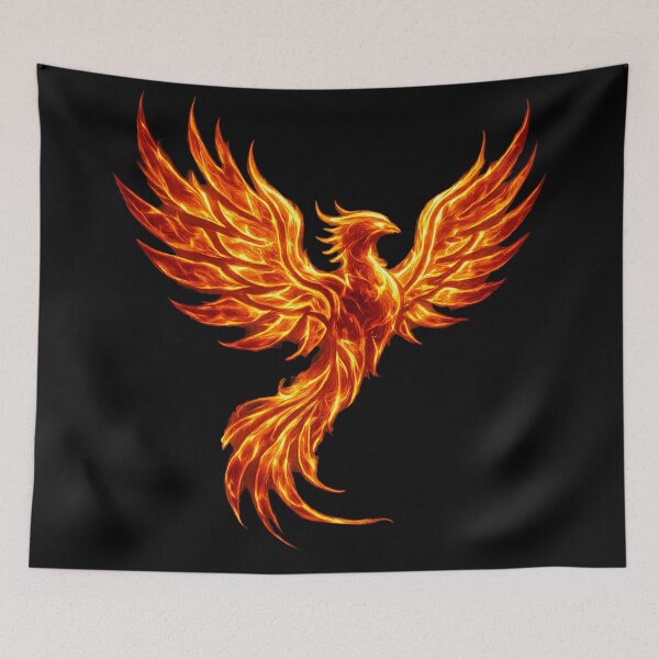 Item preview, Inferno Phoenix Rising – Fiery Mythic Flame Bird designed and sold by SeriouslyArtistical.