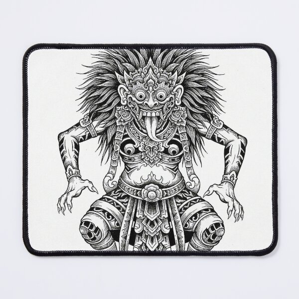Item preview, Tribal art doddling of Rangda the Balinese Myth designed and sold by Berlin-D-Prs.