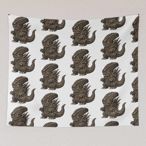 Item preview, Poncho Godzilla - Alien Xenomorph designed and sold by ShadyCommodities.