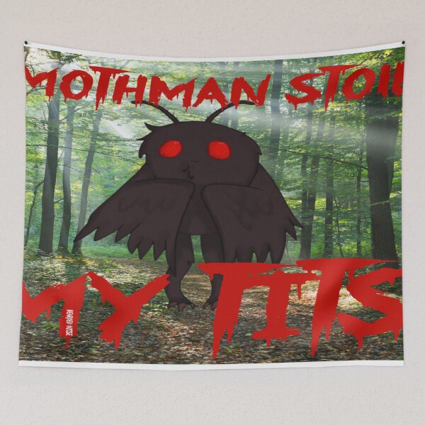 Item preview, Damn you Mothman  designed and sold by AtomicExotic.