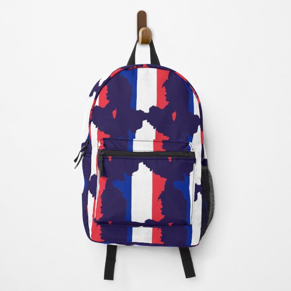 Item preview, Outline of France With Equal Blue White Red Vertical Plates designed and sold by taiche.