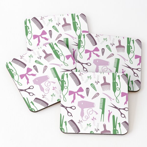 Item preview, Purple Green Hair Stylist Tools & Accessories Pattern designed and sold by ketrena.