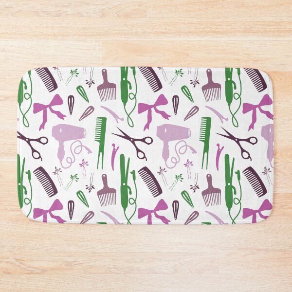 Item preview, Purple Green Hair Stylist Tools & Accessories Pattern designed and sold by ketrena.