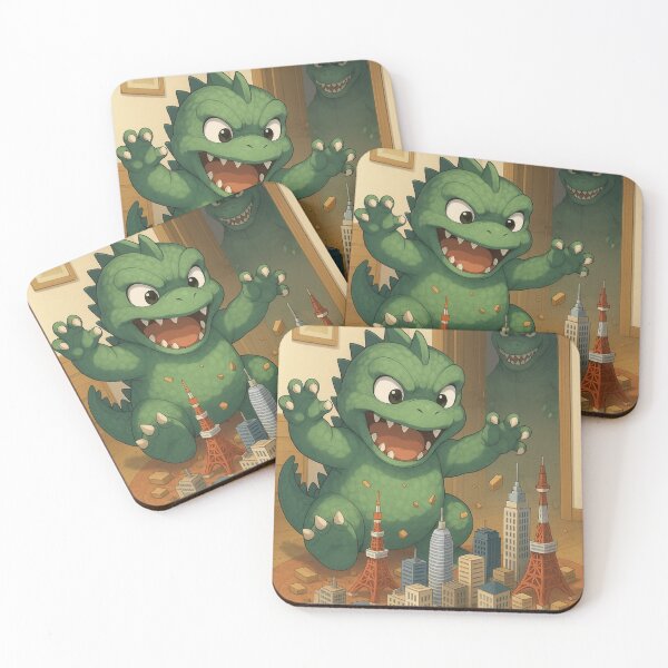 Item preview, Baby Godzilla's Building Blocks designed and sold by ShadyCommodities.