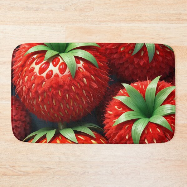 Item preview, Fluffy Strawberry Fantasy designed and sold by Kaleidoscope Print.
