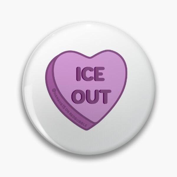 Item preview, ICE OUT conversation heart sticker designed and sold by Hanahs15.