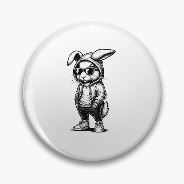 Item preview, Bunny Face with Sunglasses Cap Easter Day  designed and sold by Steele-Art.
