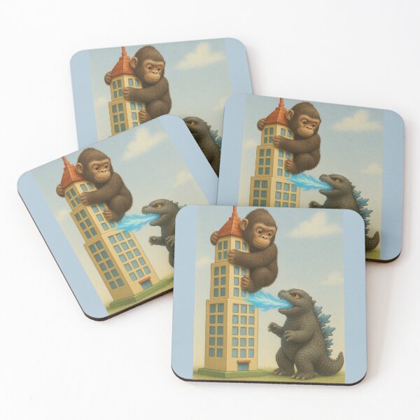 Item preview, King Kong & Godzilla Playdate designed and sold by ShadyCommodities.