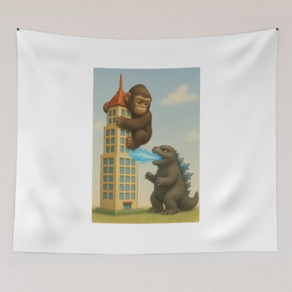 Item preview, King Kong & Godzilla Playdate designed and sold by ShadyCommodities.