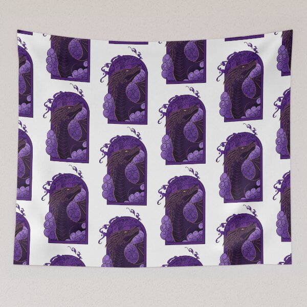 Item preview, Amethyst dragon stained glass designed and sold by Aakanksha97.