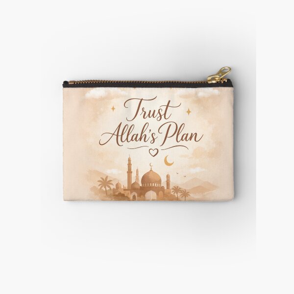 Item preview, Trust Allah’s Plan – Islamic Inspirational Quote Art designed and sold by Sadia  Jannat.