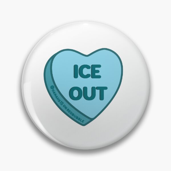 Item preview, ICE OUT conversation heart sticker designed and sold by Hanahs15.