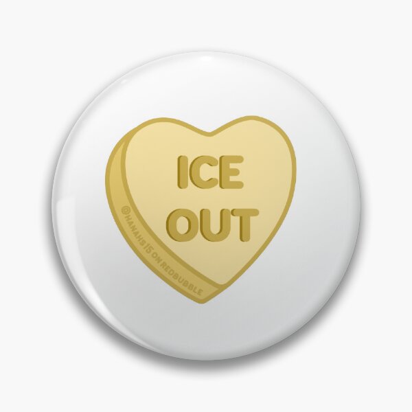 Item preview, ICE OUT conversation heart sticker designed and sold by Hanahs15.
