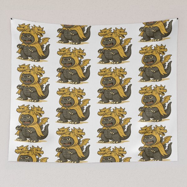 Item preview, Poncho Godzilla - King Ghidora designed and sold by ShadyCommodities.