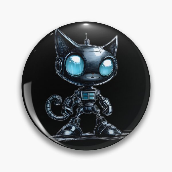 Item preview, CatBot A.I. Kitty designed and sold by TheDuckprints.