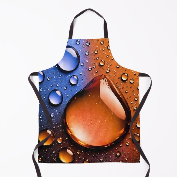 Item preview, Fire & Ice Water Droplets Abstract designed and sold by Kaleidoscope Print.
