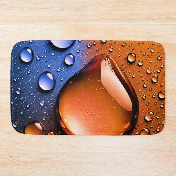 Item preview, Fire & Ice Water Droplets Abstract designed and sold by Kaleidoscope Print.