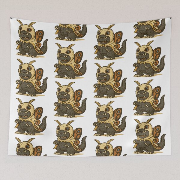 Item preview, Poncho Godzilla - Mothra designed and sold by ShadyCommodities.
