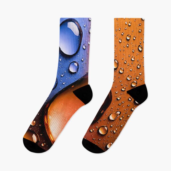 Item preview, Fire & Ice Water Droplets Abstract designed and sold by Kaleidoscope Print.