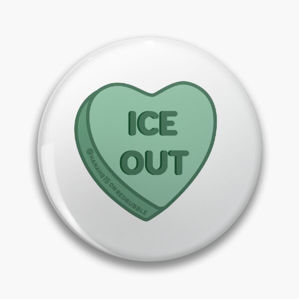 Item preview, ICE OUT conversation heart sticker designed and sold by Hanahs15.