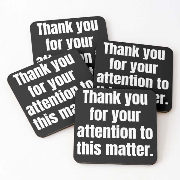 Item preview, Thank you for your attention designed and sold by sydney-syder.