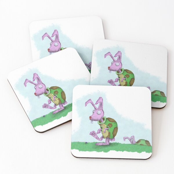Item preview, Cute rabbit turtle a0505 designed and sold by liquid-print.