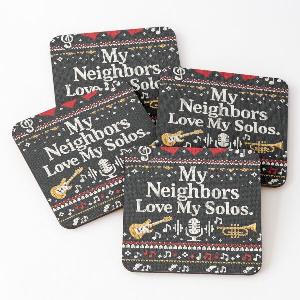 Item preview, My Neighbors Love My Solos Funny Knitting Pattern designed and sold by Mauswohn.