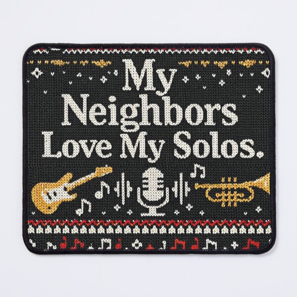 Item preview, My Neighbors Love My Solos Funny Knitting Pattern designed and sold by Mauswohn.