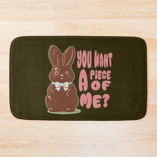 Item preview, Chocolate Bunny Do You Want Piece of Me Funny Easter Rabbit designed and sold by Colorfulman.