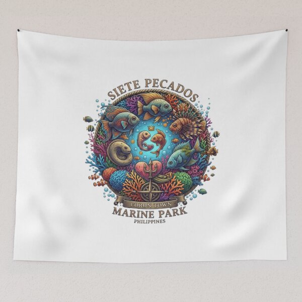 Item preview, SIETE PECADOS MARINE PARK CORON designed and sold by likbatonboot.