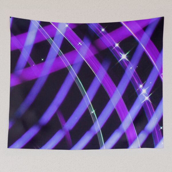 Item preview, Purple Neon Light Trail Pattern designed and sold by SassyArtistry.