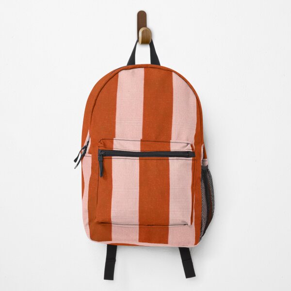 Item preview, Orange Pink Vertical Stripe Pattern designed and sold by SassyArtistry.