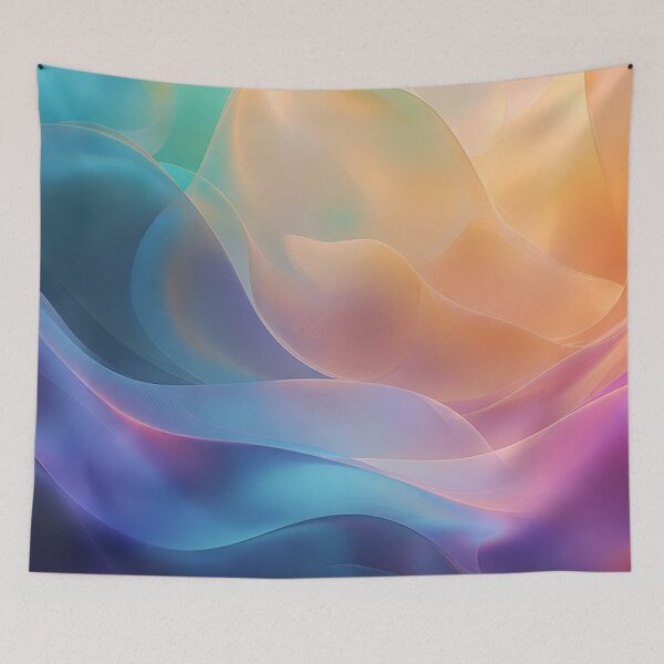 Item preview, Colorful Flowing Wave Pattern designed and sold by SassyArtistry.