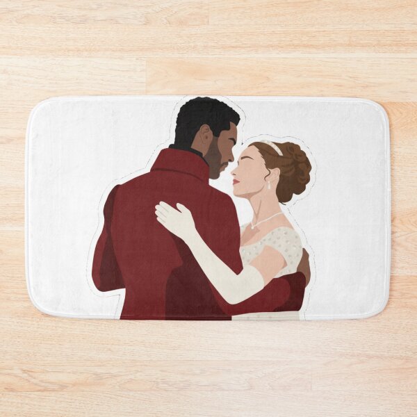 Item preview, Daphne & Simon Regency Romance Fanart – Bridgerton Inspired Elegant Couple Illustration designed and sold by Fandom Universe.