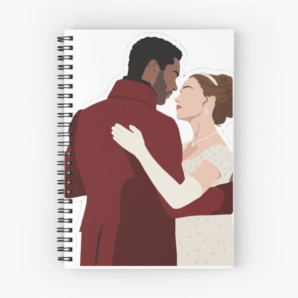 Item preview, Daphne & Simon Regency Romance Fanart – Bridgerton Inspired Elegant Couple Illustration designed and sold by Fandom Universe.