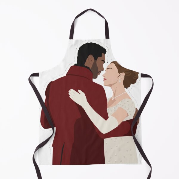 Item preview, Daphne & Simon Regency Romance Fanart – Bridgerton Inspired Elegant Couple Illustration designed and sold by Fandom Universe.