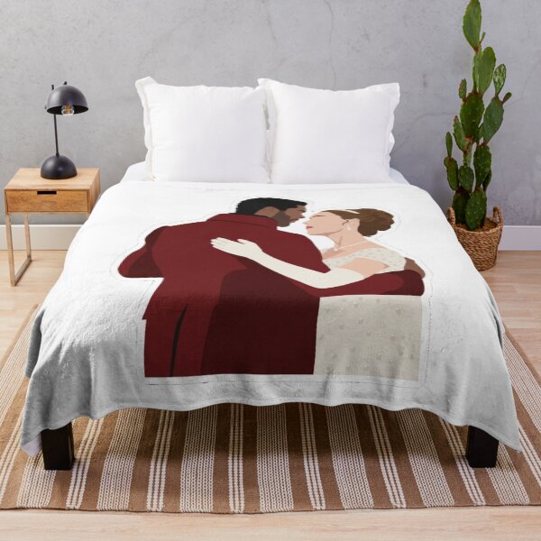 Item preview, Daphne & Simon Regency Romance Fanart – Bridgerton Inspired Elegant Couple Illustration designed and sold by Fandom Universe.