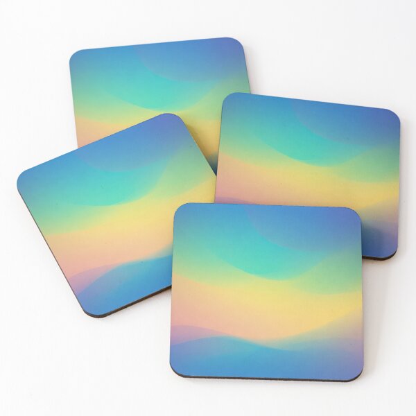 Item preview, Soft Multicolor Wave Gradient designed and sold by SassyArtistry.