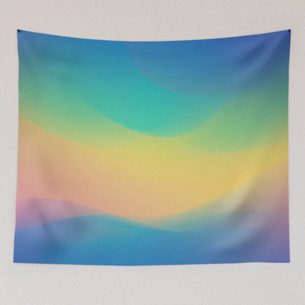 Item preview, Soft Multicolor Wave Gradient designed and sold by SassyArtistry.