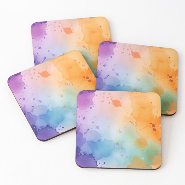 Item preview, Colorful Watercolor Splash Pattern designed and sold by SassyArtistry.
