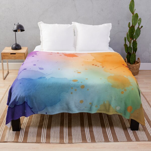 Item preview, Colorful Watercolor Splash Pattern designed and sold by SassyArtistry.