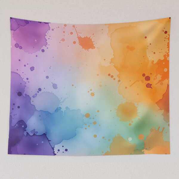 Item preview, Colorful Watercolor Splash Pattern designed and sold by SassyArtistry.