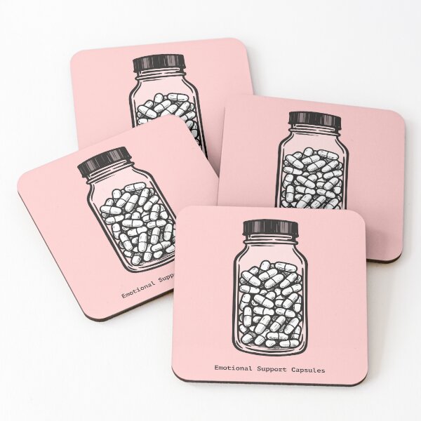 Item preview, Emotional Support Capsules designed and sold by AngryBob.