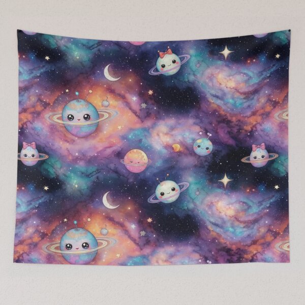 Item preview, Cute Space Planet Galaxy Pattern designed and sold by SassyArtistry.
