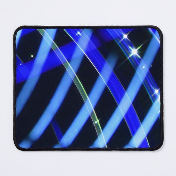 Item preview, Blue Neon Light Trail Pattern designed and sold by SassyArtistry.