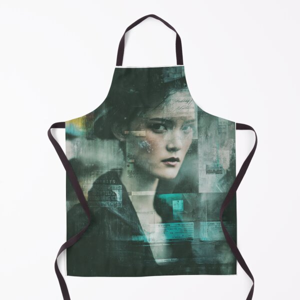 Artikelvorschau, Fashion Reverie Liminal Tech-Noir Glitch Portrait Art entworfen und verkauft von WartonnoArt.